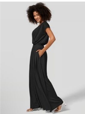 HALARA Wide Leg Jumpsuit in Black
